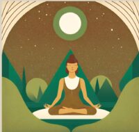 Eine Frau die Reiki